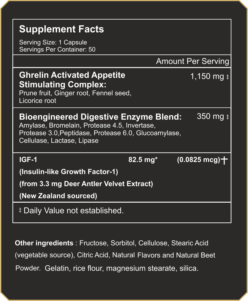 GHRP-6 + CJC-1295 + IGF – Growth Support Blend (50 Capsules)