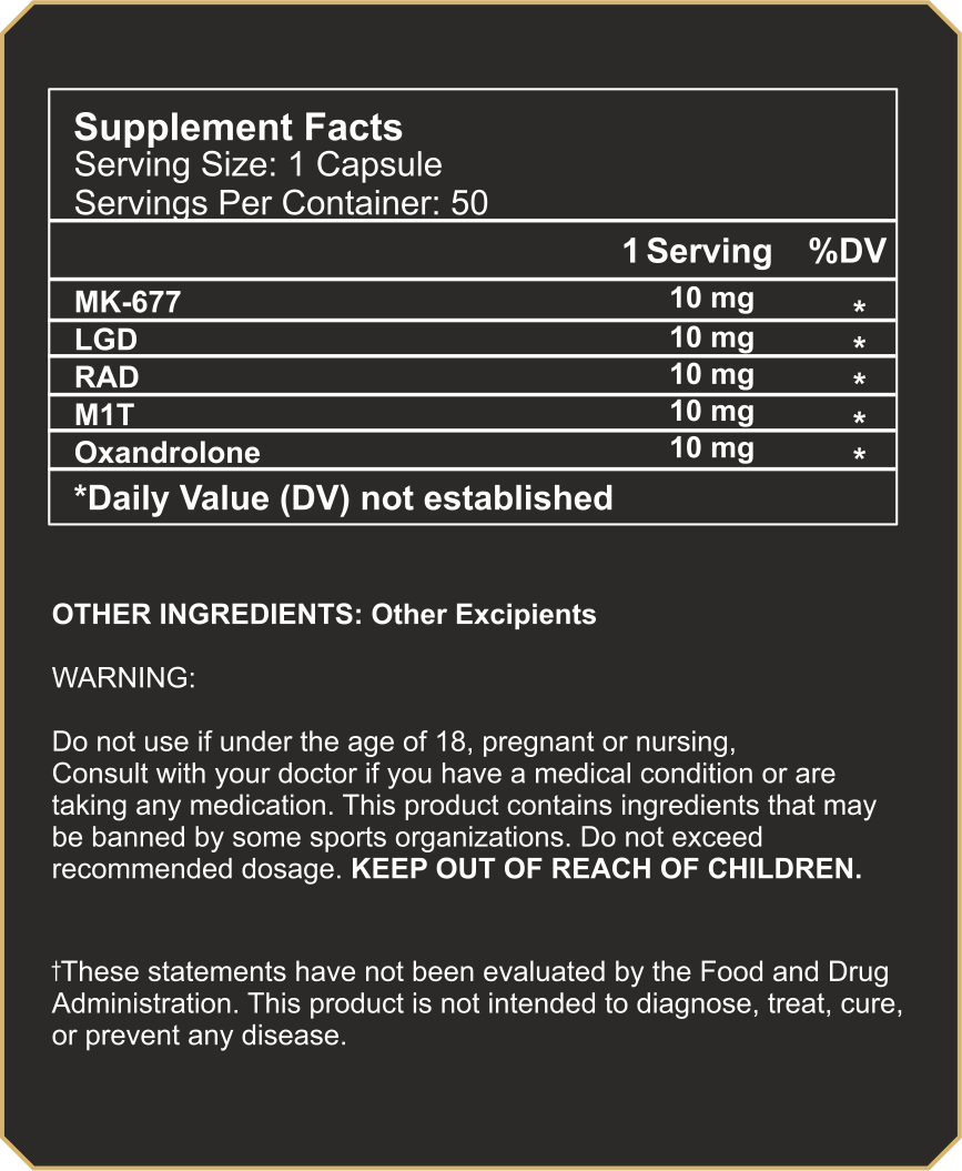 Monster Gain – Advanced Muscle Size Formula (50 Capsules)