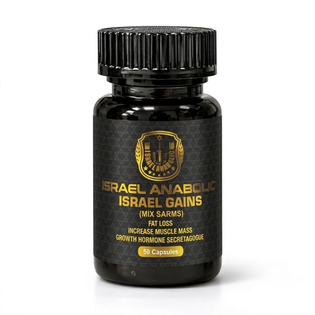 Israel Gains Mix SARMs – Muscle Mass & Fat Loss Support Capsules (50 Capsules)