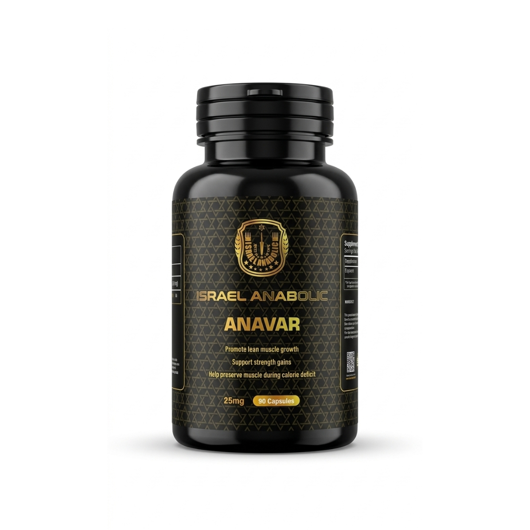 Anavar 25mg Capsules | Lean Muscle Growth & Strength Support | 90 Capsules